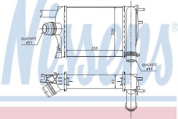 Intercooler, compresor