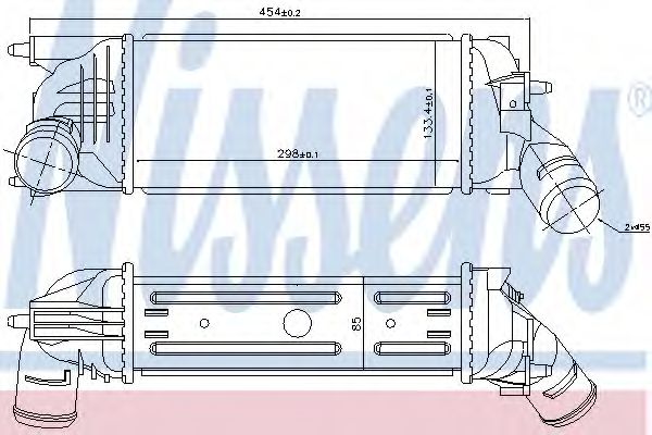 Intercooler, compresor