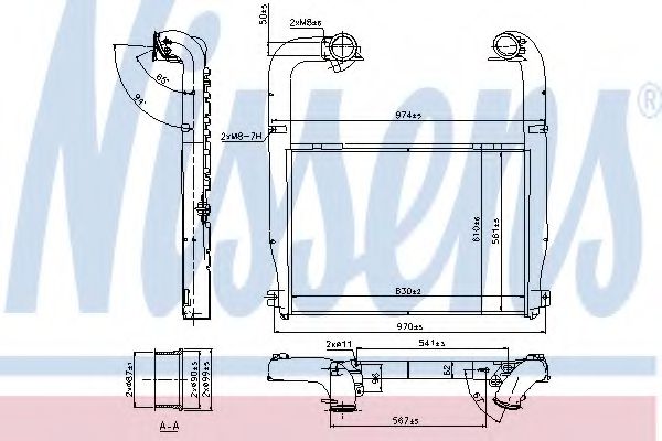 Intercooler, compresor