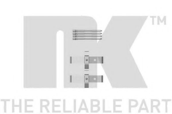 Set accesorii, placute frana