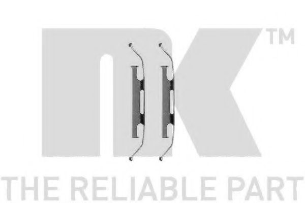 Set accesorii, placute frana