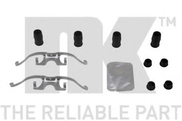 Set accesorii, placute frana