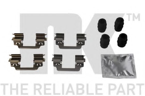 Set accesorii, placute frana