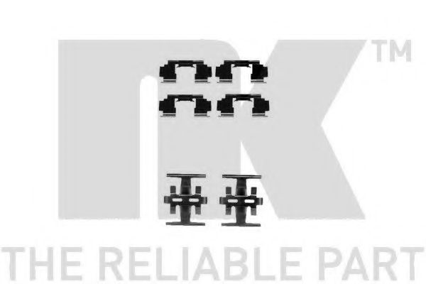 Set accesorii, placute frana