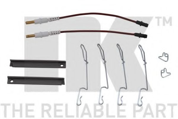 Set accesorii, placute frana