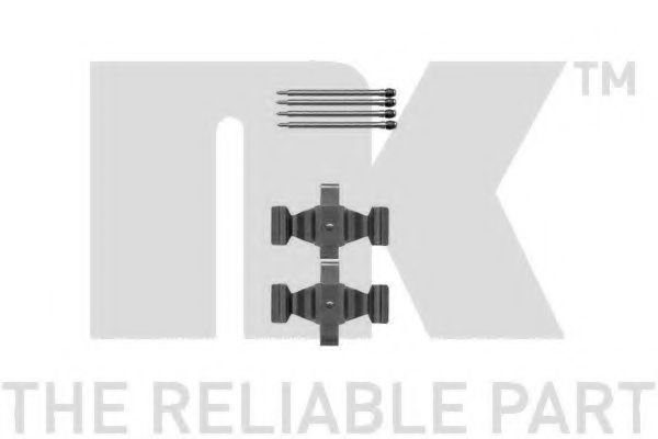 Set accesorii, placute frana