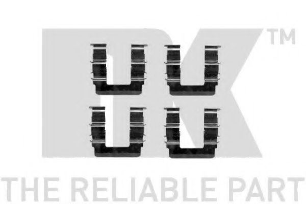 Set accesorii, placute frana