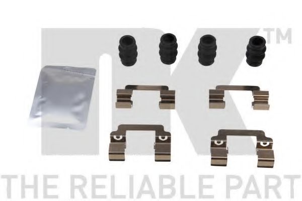 Set accesorii, placute frana