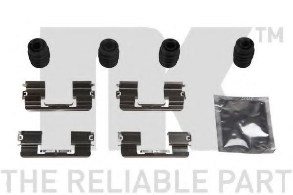 Set accesorii, placute frana