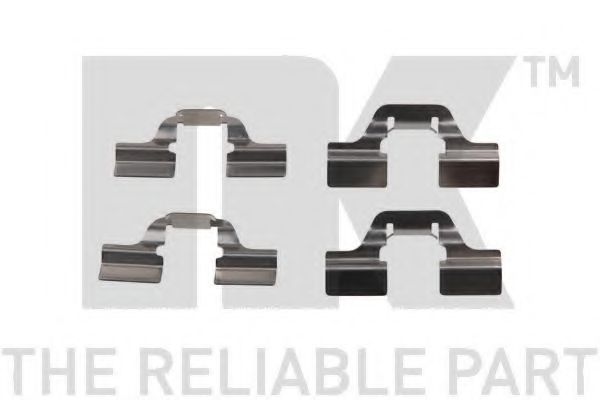 Set accesorii, placute frana