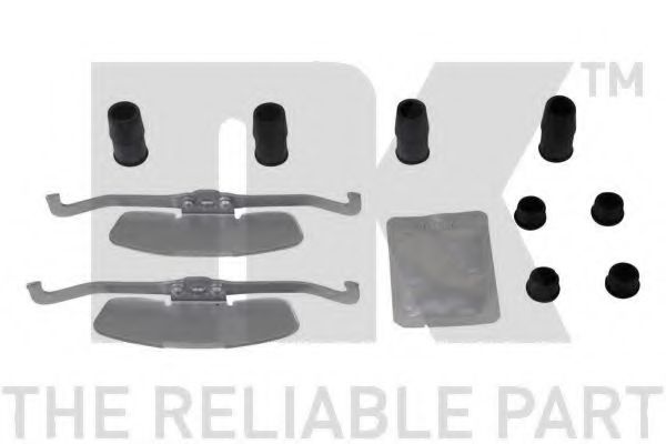Set accesorii, placute frana