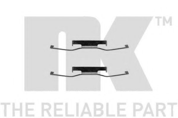 Set accesorii, placute frana