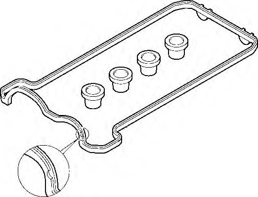 Set garnituri, Capac supape