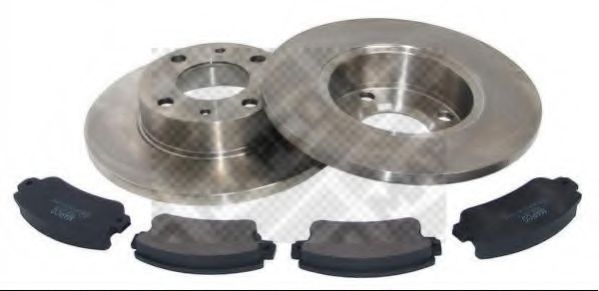Set frana, frana disc