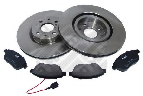 Set frana, frana disc