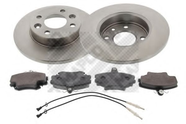 Set frana, frana disc