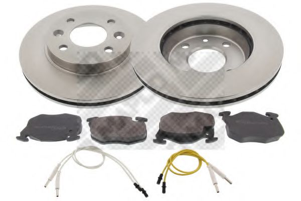 Set frana, frana disc