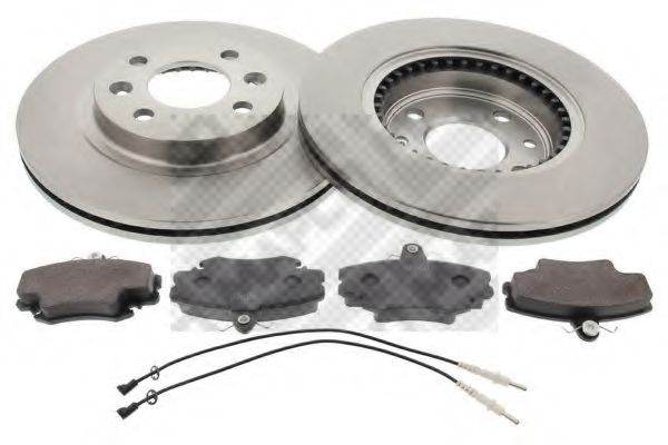 Set frana, frana disc