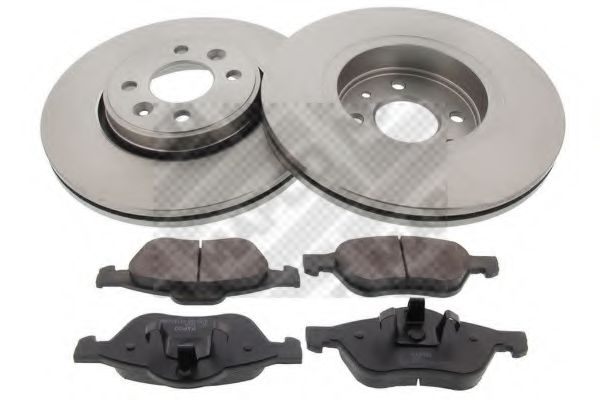 Set frana, frana disc