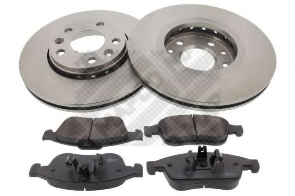 Set frana, frana disc