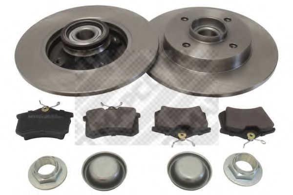 Set frana, frana disc
