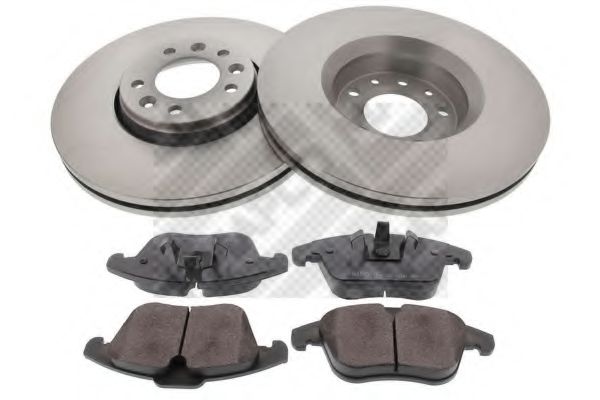 Set frana, frana disc