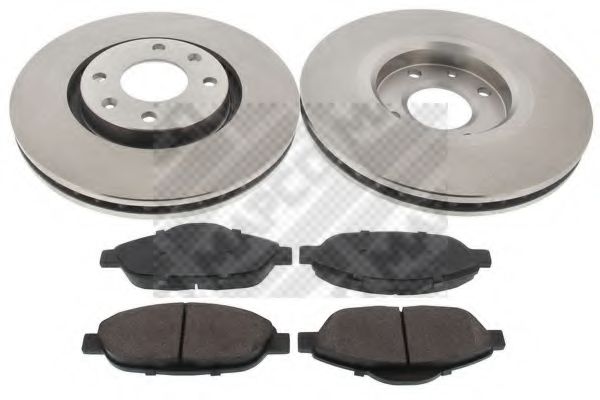 Set frana, frana disc