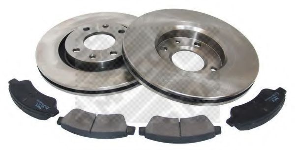 Set frana, frana disc