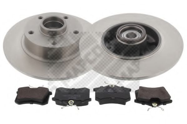 Set frana, frana disc