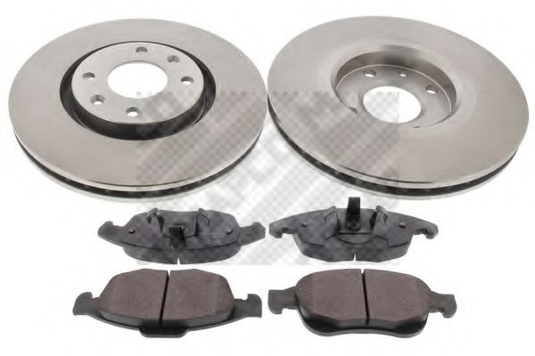 Set frana, frana disc