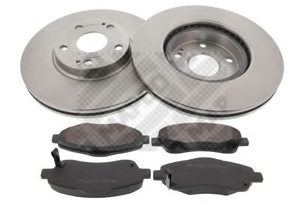 Set frana, frana disc