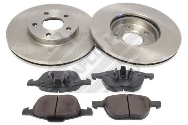 Set frana, frana disc