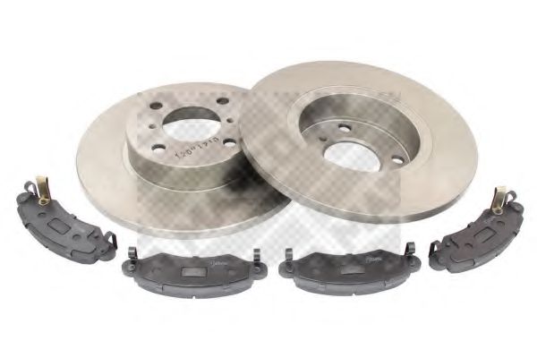 Set frana, frana disc