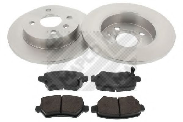 Set frana, frana disc
