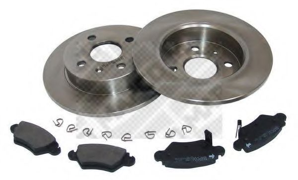 Set frana, frana disc
