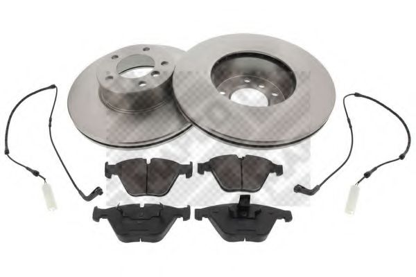 Set frana, frana disc