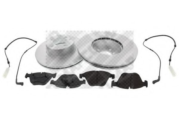 Set frana, frana disc