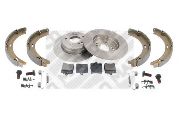 Set frana, frana disc