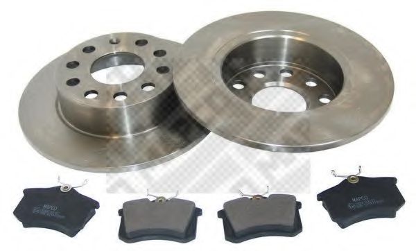 Set frana, frana disc