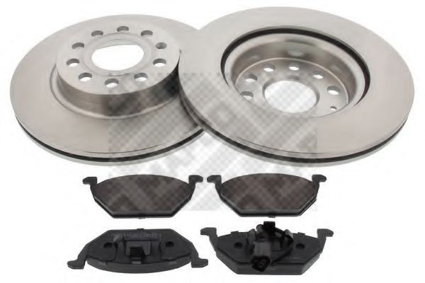 Set frana, frana disc