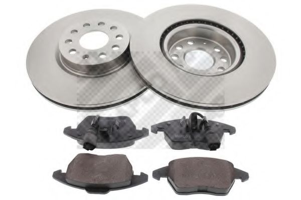 Set frana, frana disc