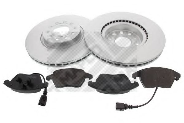 Set frana, frana disc