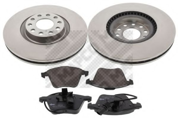 Set frana, frana disc