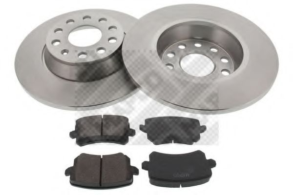 Set frana, frana disc