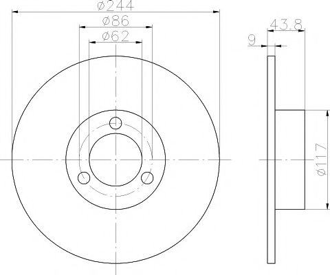 Disc frana