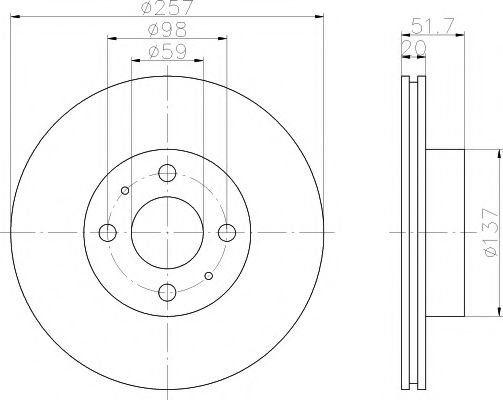 Disc frana