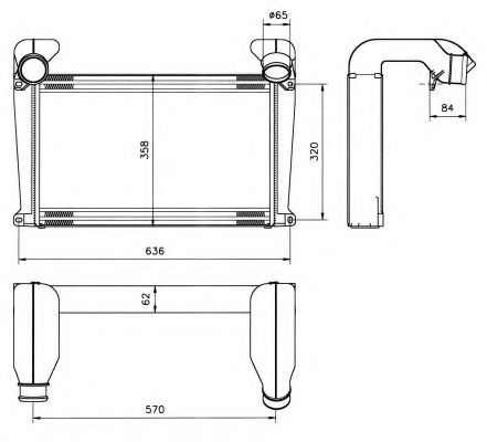 Intercooler, compresor