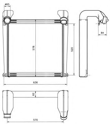 Intercooler, compresor