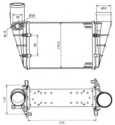 Intercooler, compresor