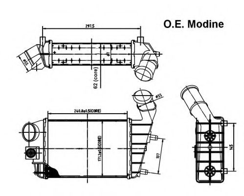 Intercooler, compresor